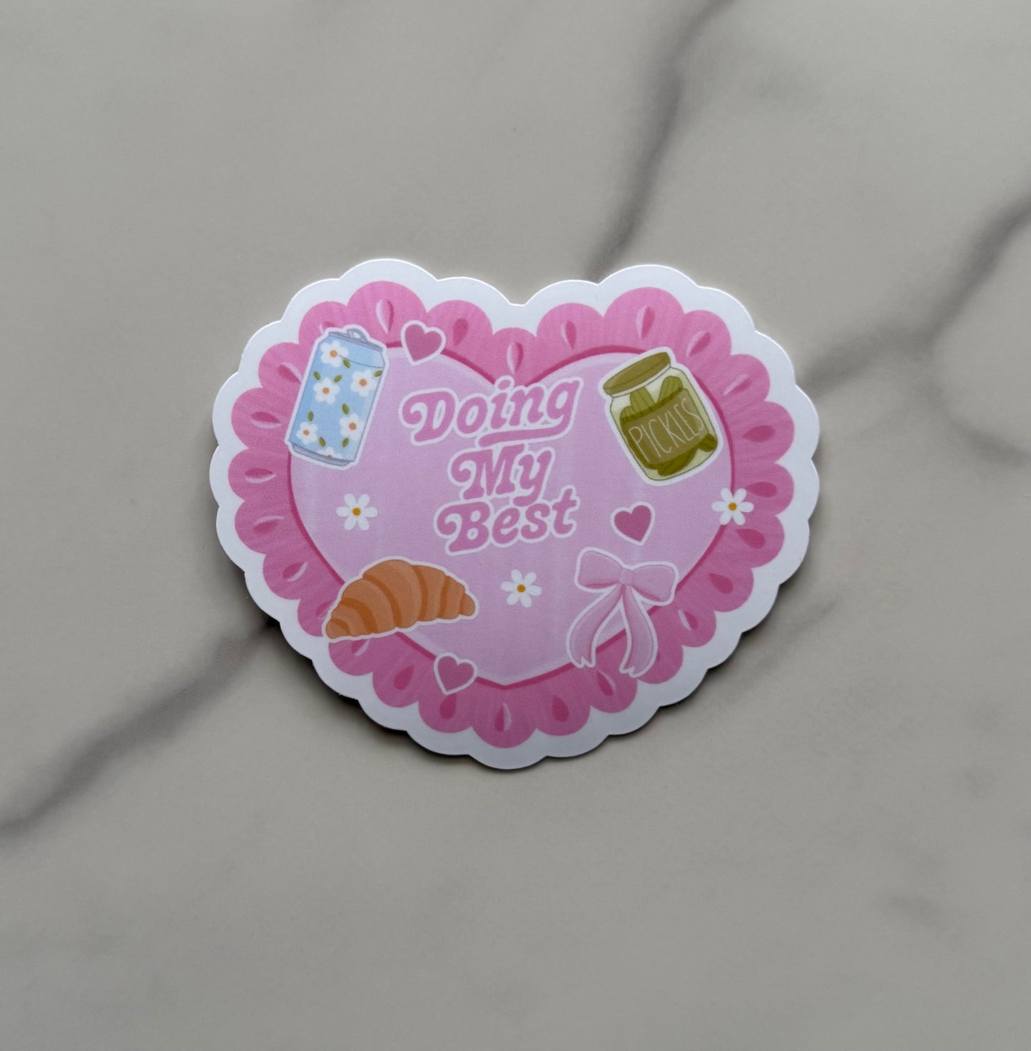 Collage Heart Sticker