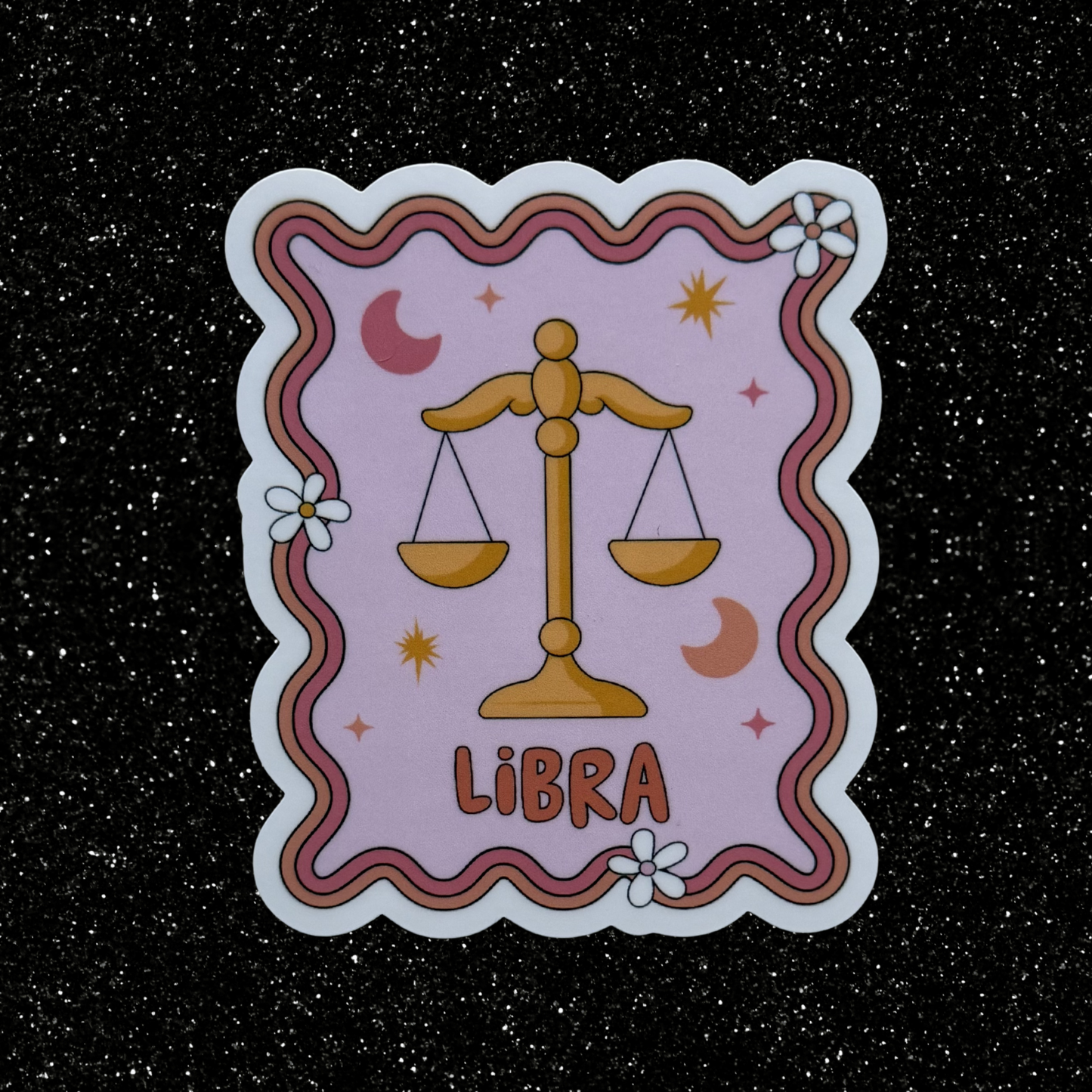 Libra Zodiac Sticker