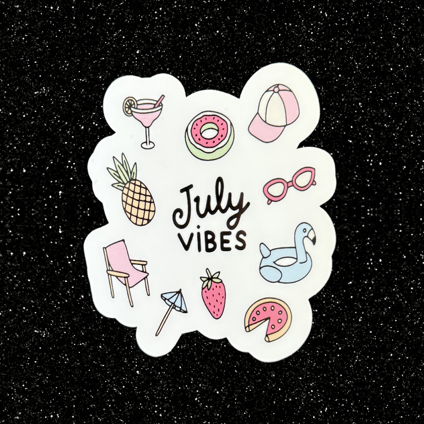 July Vibes Sticker