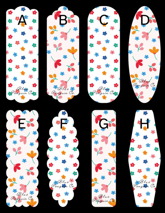 Summer Blooms Bookmark