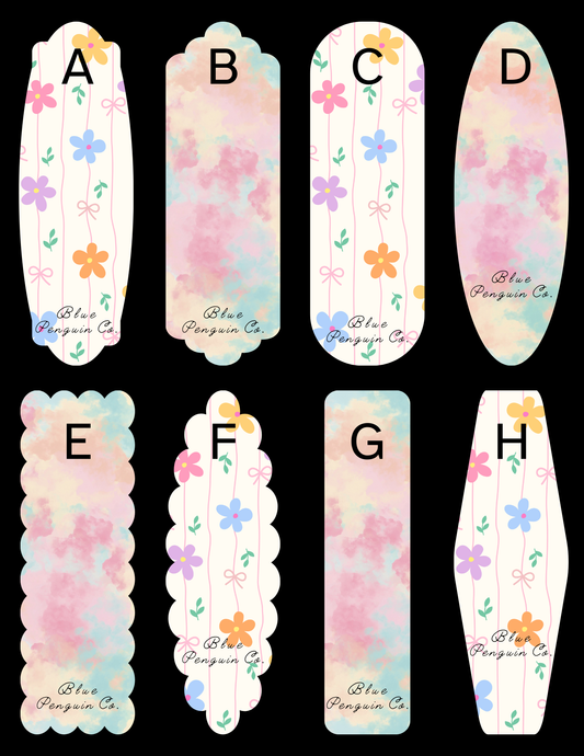Pastel Floral Bookmark