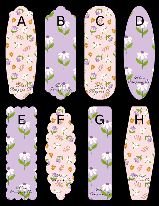 Lavender Meadow Bookmark