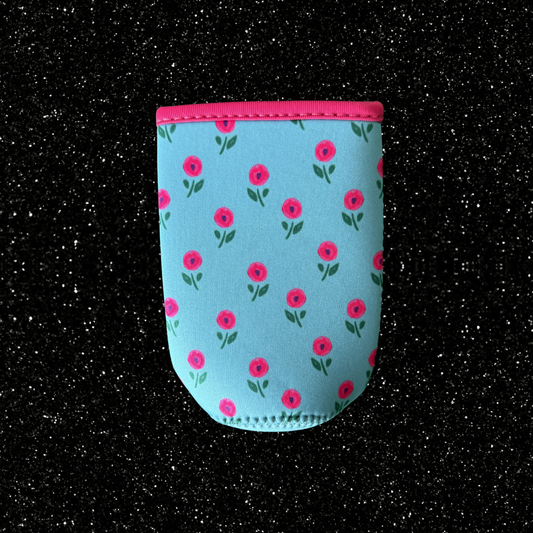 Cute Floral Slim Cup Sleeve