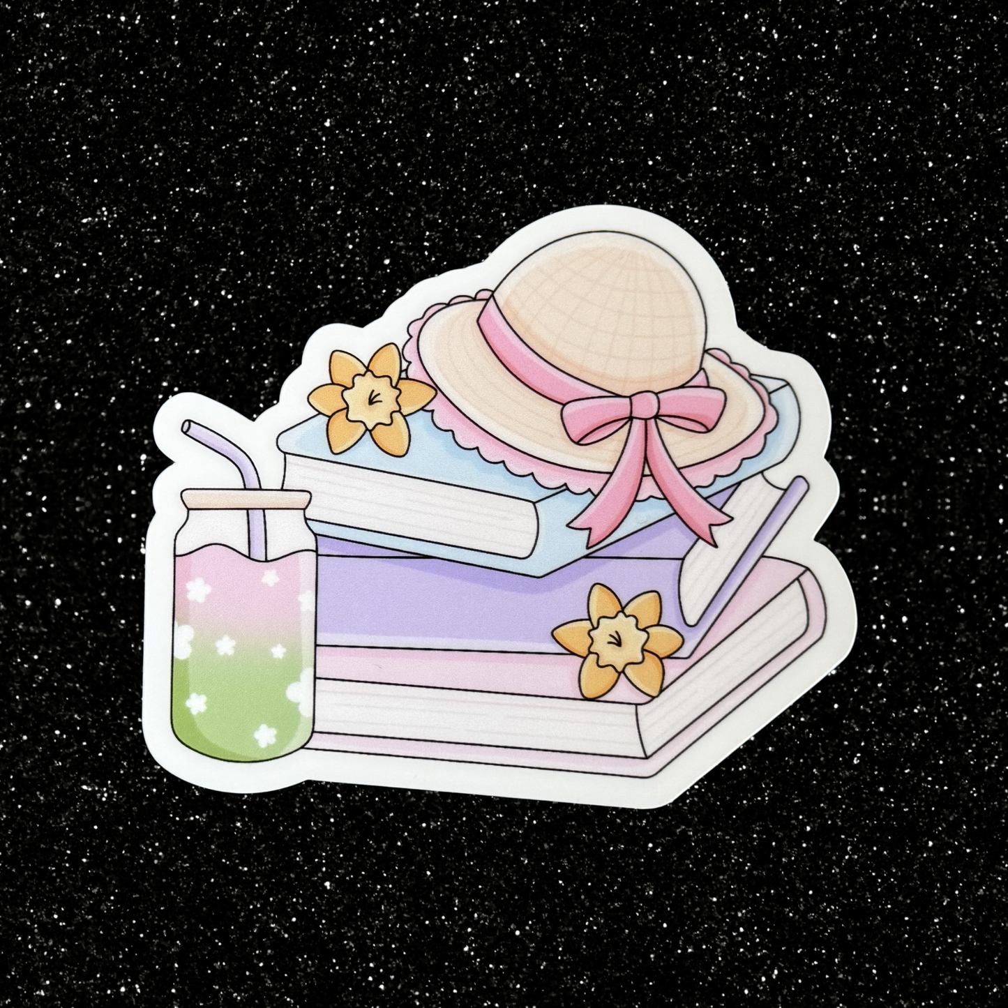 Spring Books Sticker
