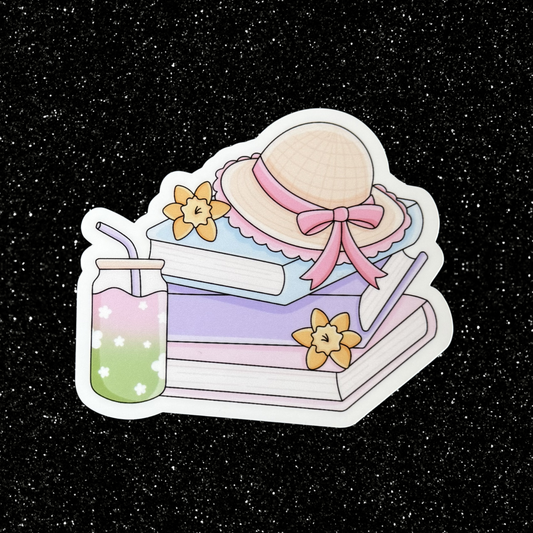 Spring Books Sticker