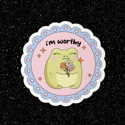 I'm Worthy Sticker