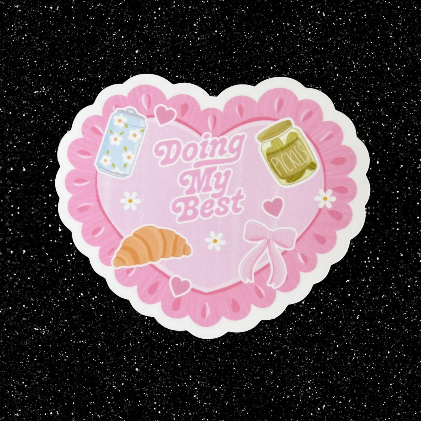 Collage Heart Sticker