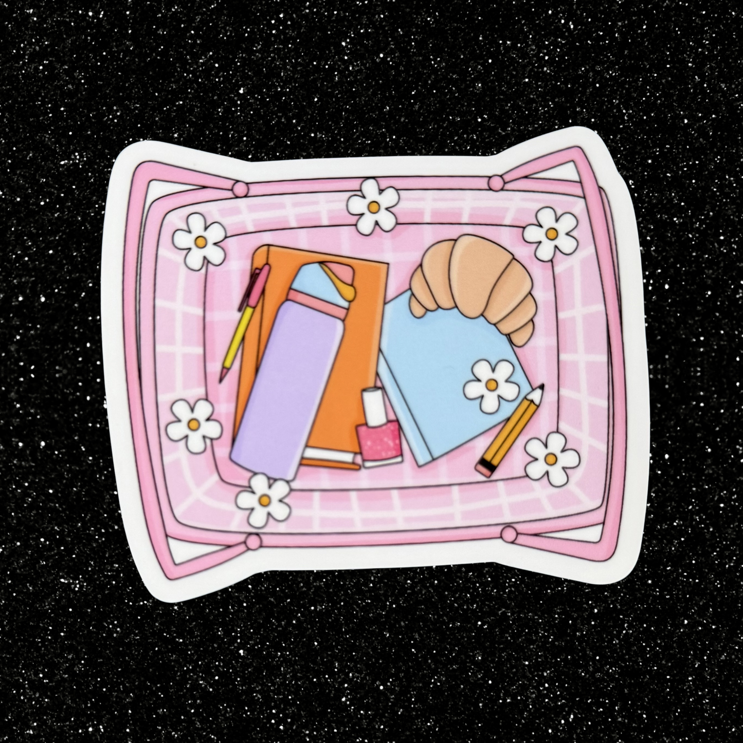 Girlie Basket Sticker