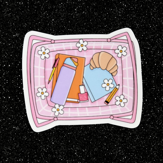 Girlie Basket Sticker
