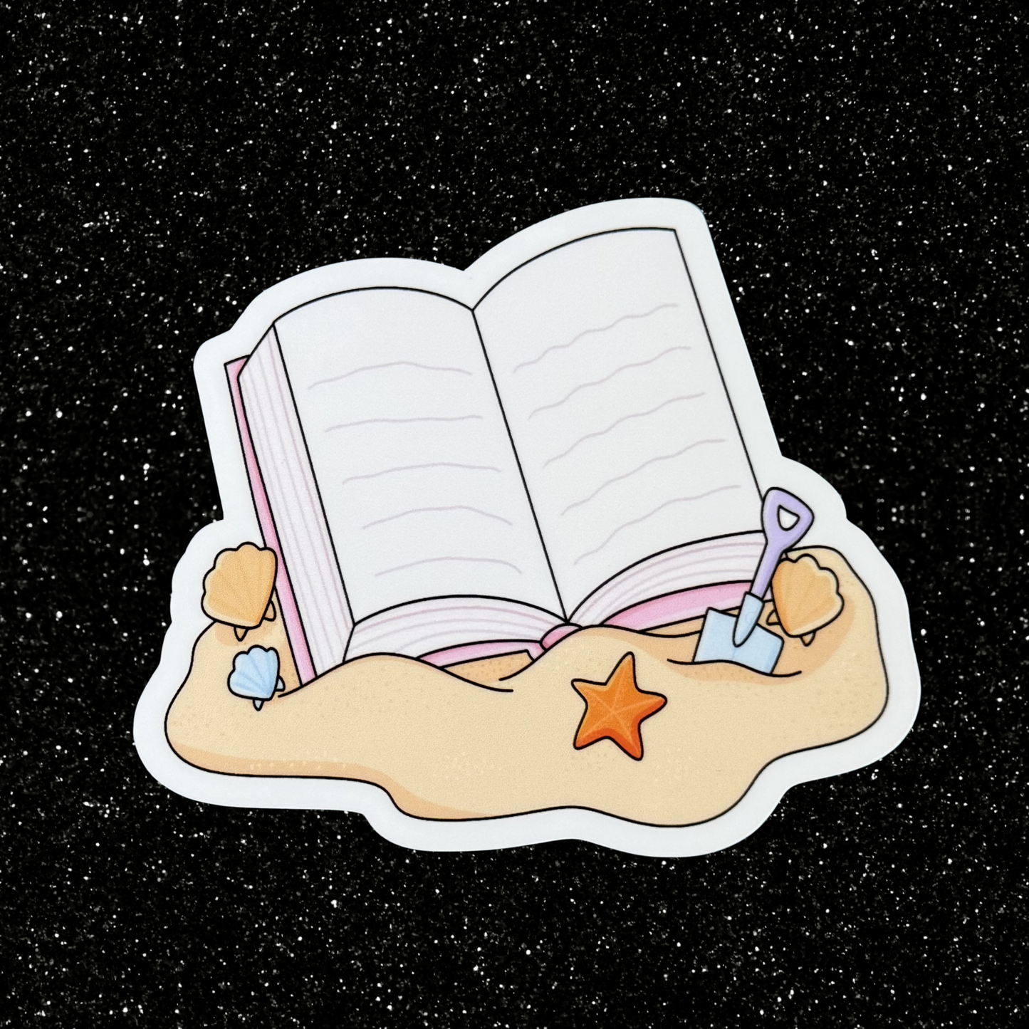 Books and Beach Sticker