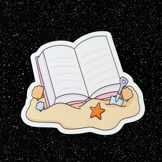 Books and Beach Sticker