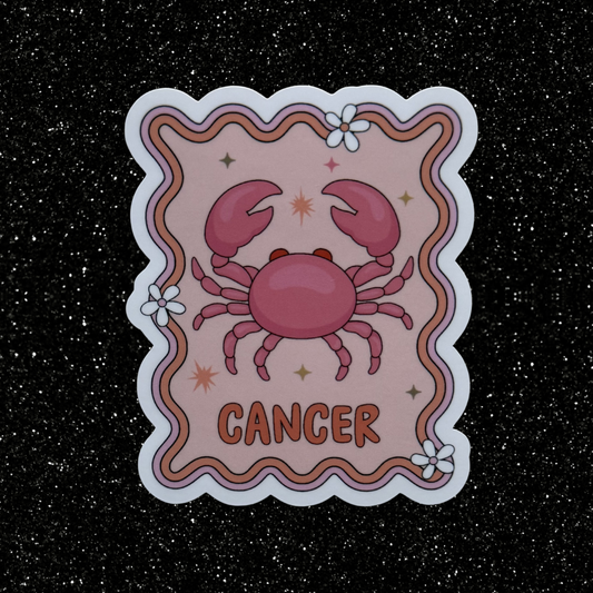 Cancer Zodiac Sticker
