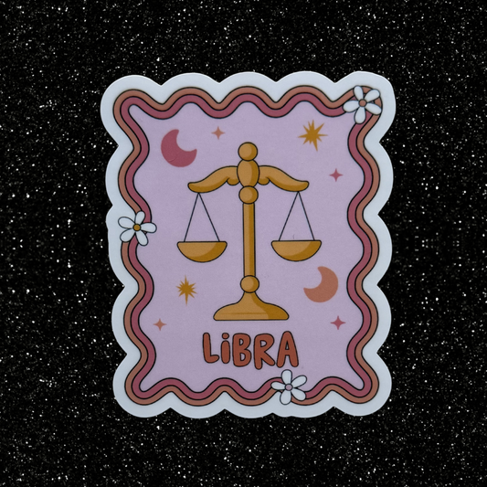 Libra Zodiac Sticker