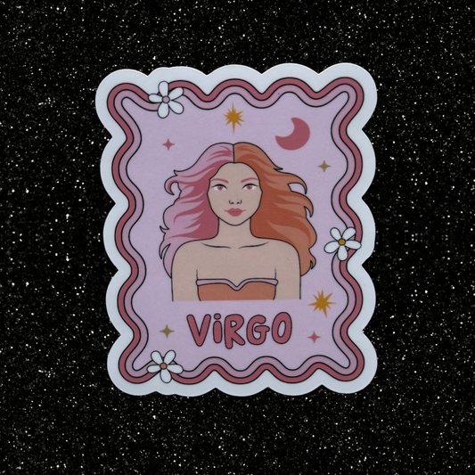 Virgo Zodiac Sticker