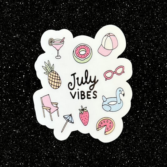 July Vibes Sticker
