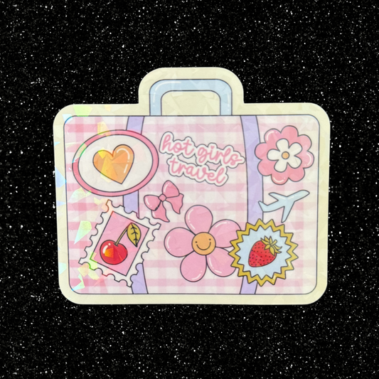 Hot Girls Travel Sticker
