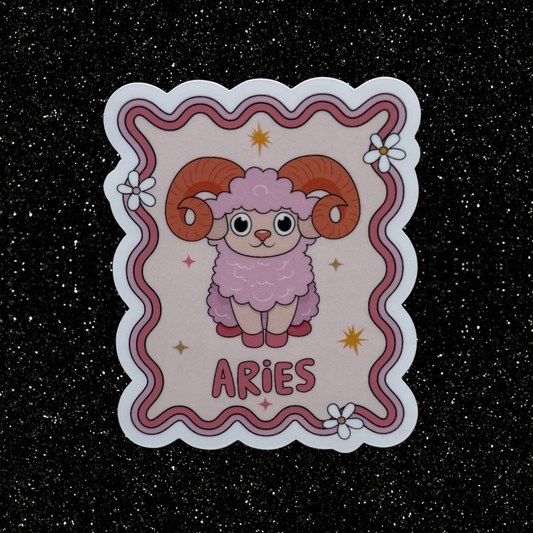 Aries Zodiac Sticker